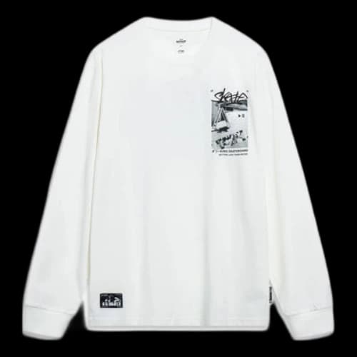 Li-Ning x Disney Oswald Graphic Long Sleeve T-shirt 'White'