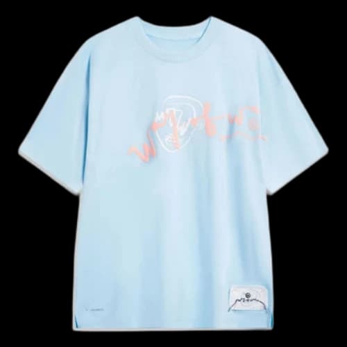 Li-Ning x Salventius Way Of Wade Graphic T-shirt 'Light Blue'