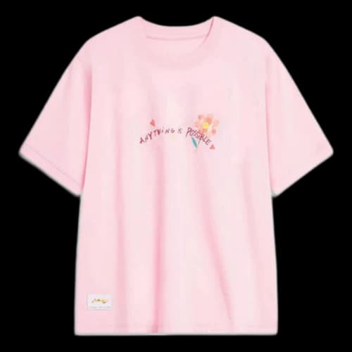 Li-ning Lifestyle Fashion Tee 'Pink' (Women's)