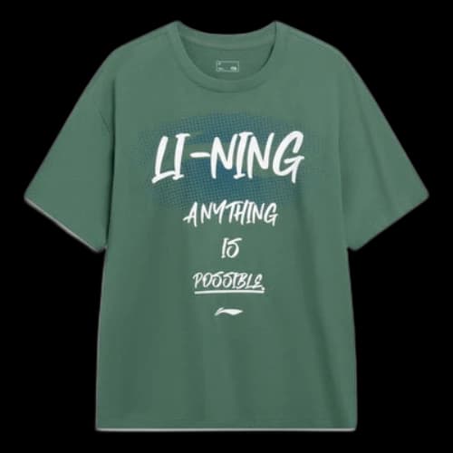 Li-Ning Anything Is Possible Graphic T-shirt 'Green'