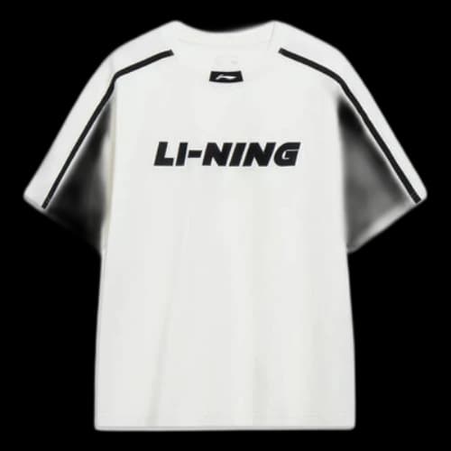 Li-Ning Sports Fashion Graphic T-shirt 'White Black'