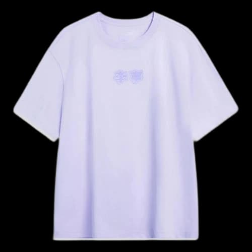 Li-Ning Logo Loose Fit T-shirt 'Light Purple'
