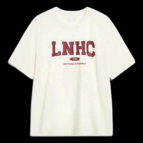 Li-Ning Anything Is Possible Logo T-shirt 'Beige Red'