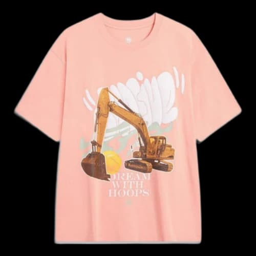 Li-Ning BadFive Graphic T-shirt 'Pink'