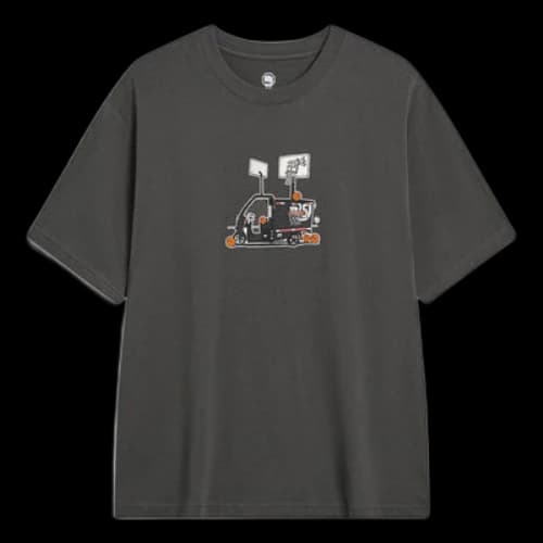 Li-Ning BadFive Dream With Hoops Graphic T-shirt 'Washed Black'