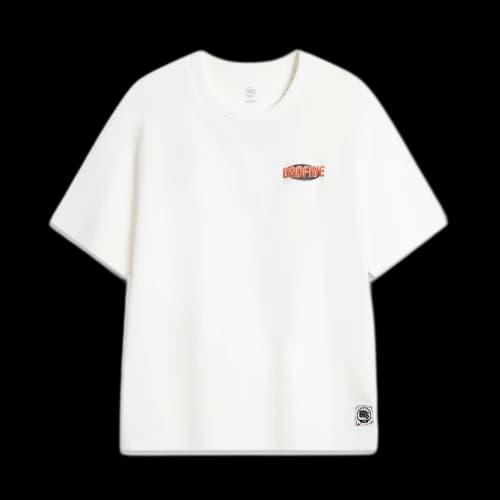Li-Ning BadFive Hoops Graphic T-shirt 'White'