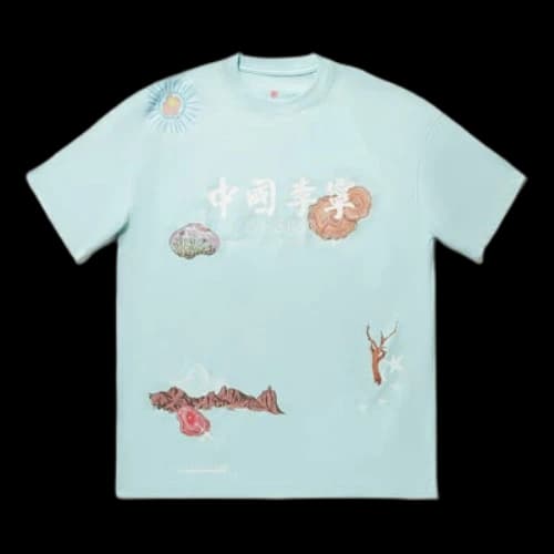 Li-Ning Graphic T-shirt 'Mint Blue'