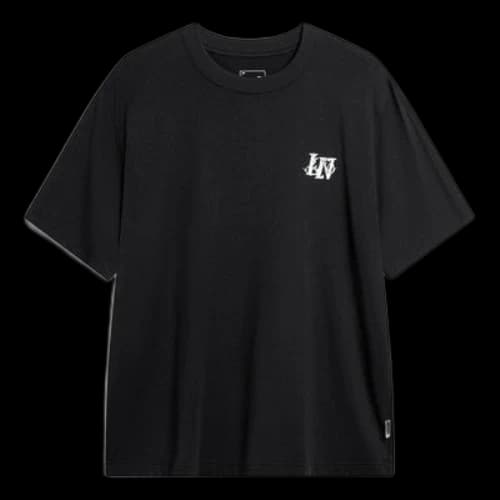 Li-Ning Floral Graphic T-shirt 'Black'