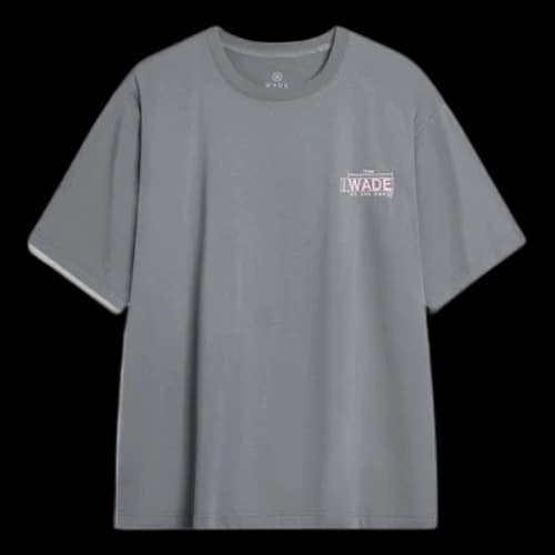 Li-Ning Way Of Wade Graphic T-shirt 'Grey Pink'