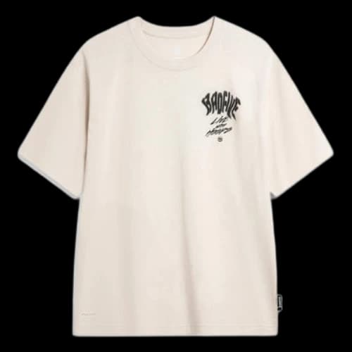 Li-Ning BadFive Hoops Graphic T-shirt 'Beige'