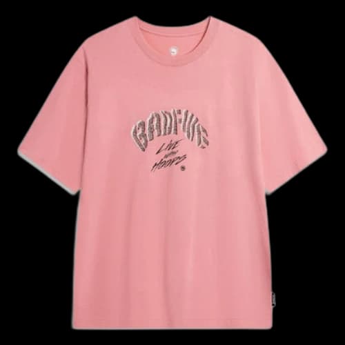 Li-Ning BadFive Hoops Graphic T-shirt 'Pink'