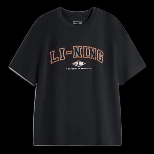 Li-Ning Anything Is Possible Graphic T-shirt 'Black'
