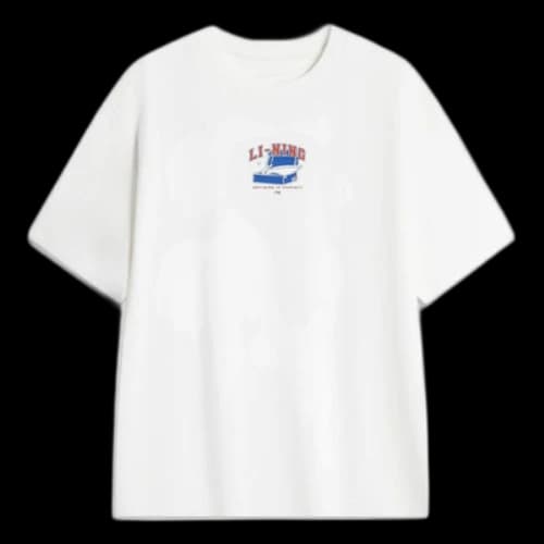 Li-Ning Cartoon Graphic T-shirt 'White'