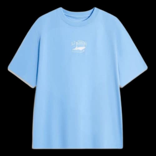 Li-Ning Cartoon Graphic T-shirt 'Light Blue'