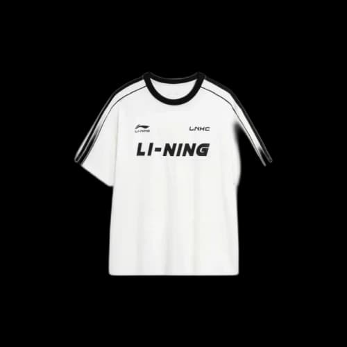 Li-Ning Graphic Soccer T-shirt 'White Black'