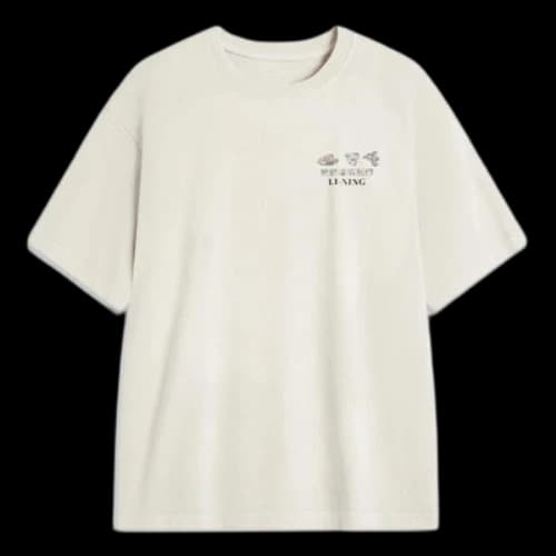 Li-Ning Anything Is Possible Graphic T-shirt 'Beige'