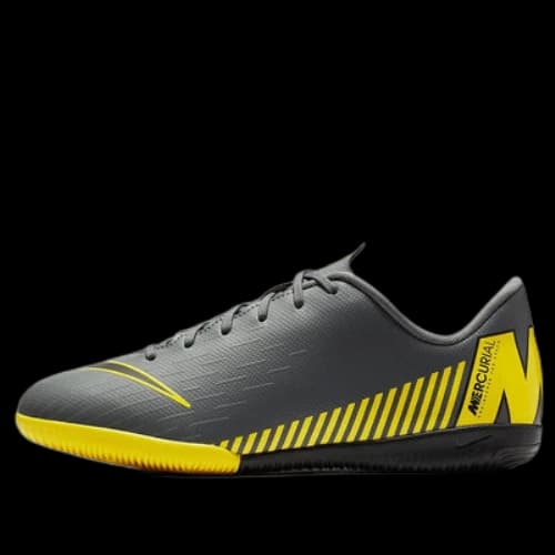 (GS) Nike Mercurial Vapor 12 Academy IC 'Black Yellow'