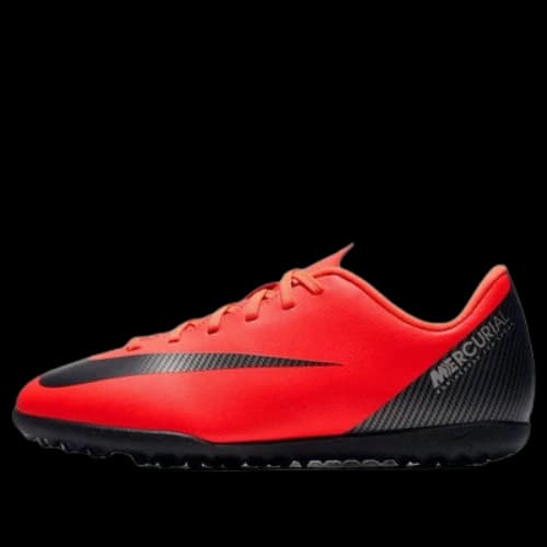 (GS) Nike Mercurial Vapor 12 Club CR7 TF Red