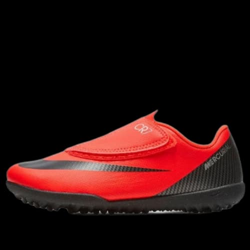 (GS) Nike Mercurial Vapor 12 Club CR7 TF 'Red Black'