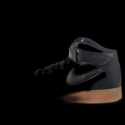 Nike Air Force 1 Mid '07 TXT Mid-Top 'Black White'