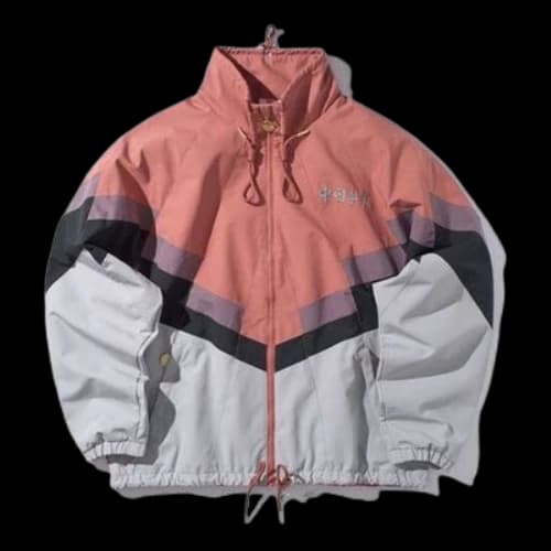 Li-Ning Contrasting Colors Sports Loose Jacket 'Red Grey'