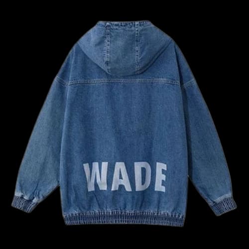 Li-Ning Way Of Wade Loose Fit Denim Hooded Jacket 'Denim Blue'