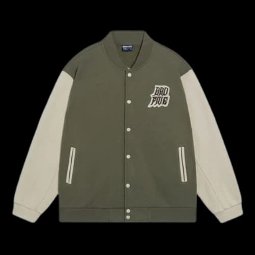 Li-Ning BadFive Graphic Baseball Jacket 'Army Green'