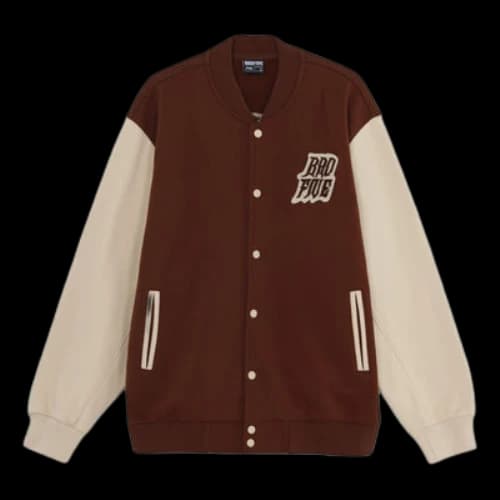 Li-Ning BadFive Graphic Baseball Jacket 'Brown Beige'