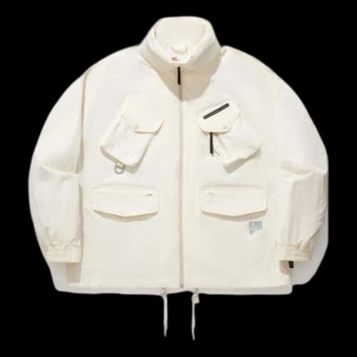 Li-Ning Multi Pockets Waterproof Jacket 'Beige'
