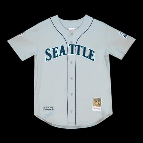 Mitchell & Ness MLB Authentic Seattle Mariners 1997 Ken Griffey Jr. Home Jersey 'Grey'