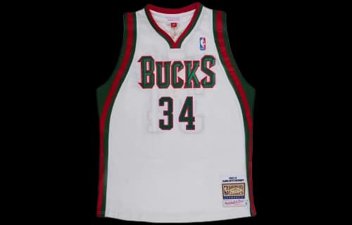 Mitchell & Ness x NBA Milwaukee Bucks Home 2013-14 Jersey 'Giannis Antetokounmpo 34'