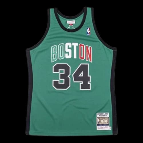 Mitchell & Ness Green 2007-08 Authentic Jersey Paul Pierce #34