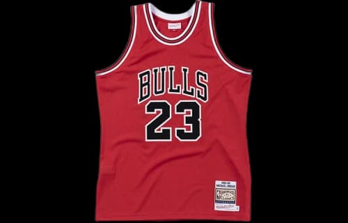 Mitchell Ness Basketball Jersey Men's Red