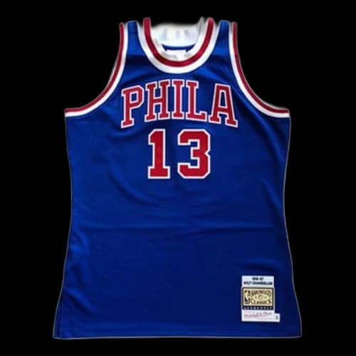 Mitchell & Ness NBA Wilt Chamberlain 1966-67 Authentic Jersey Philadelphia 76ers