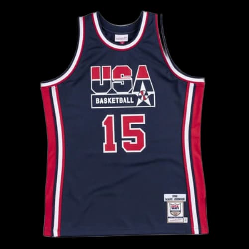 Mitchell & Ness Team USA 1992 Jerseys 'Magic Johnson 15'