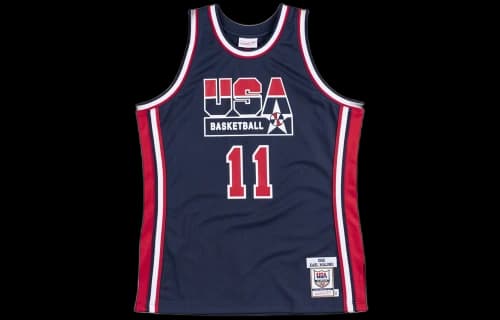 Mitchell & Ness Authentic Jersey Team USA 1992 Karl Malone 'Navy Red'