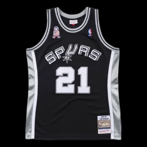 Mitchell & Ness x NBA San Antonio Spurs 2001-02 Jerseys 'Tim Duncan 21'
