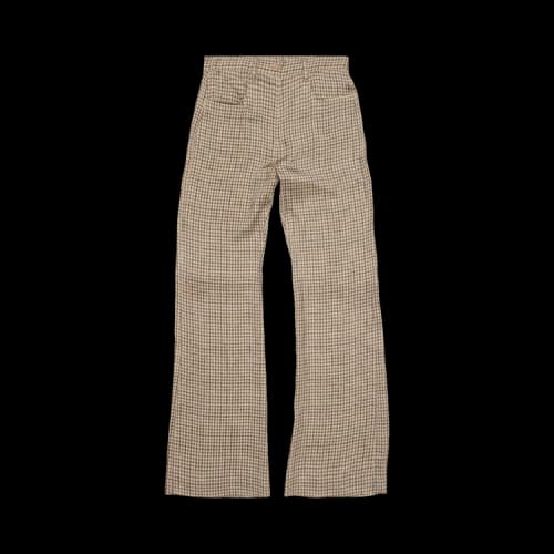 Acne Studios Printed Check Trouser 'Beige'