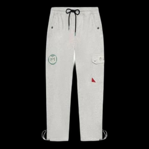 Li-Ning CJ McCollum Graphic Straight Sweatpants 'Light Grey'