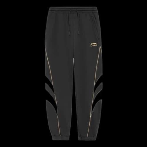 Li-Ning Color Block Graphic Sweatpants 'Black White'