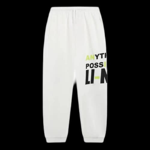 Li-Ning Anything Is Possible Graphic Joggers Sweatpants 'White'
