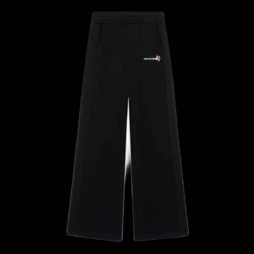 Li-Ning Graphic Knit Flared Sweatpants 'Black' (Women's)