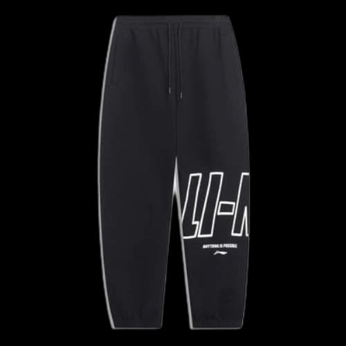 Li-Ning Anything Is Possible Graphic Joggers Sweatpants 'Black'