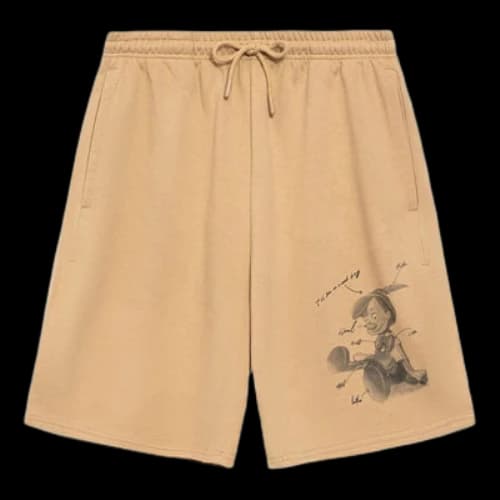 Li-Ning x Disney Pinocchio Graphic Shorts 'Brown'