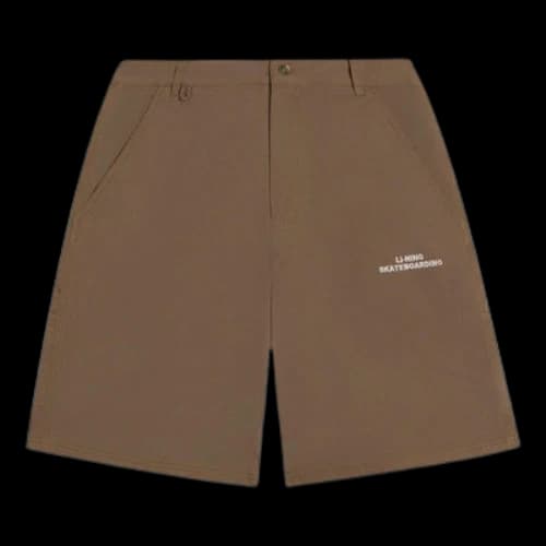 Li-Ning Skateboarding Embroidery Logo Shorts 'Brown'