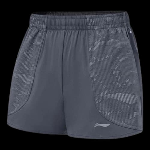 Li-Ning Logo AT DRY Running Shorts 'Dark Grey' (Women's)