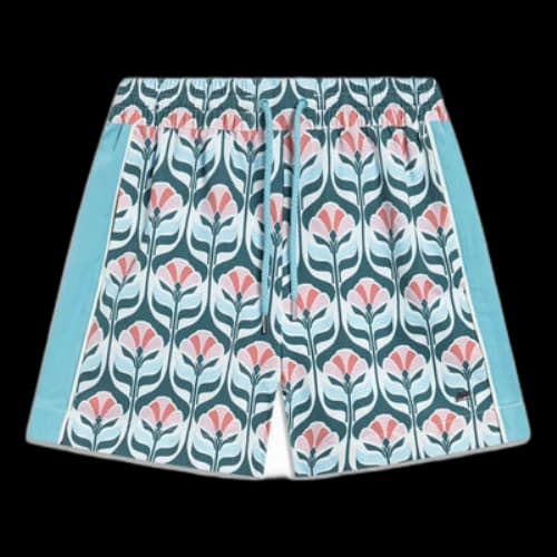 Li-Ning All-Over Print Shorts 'Blue Pink' (Women's)
