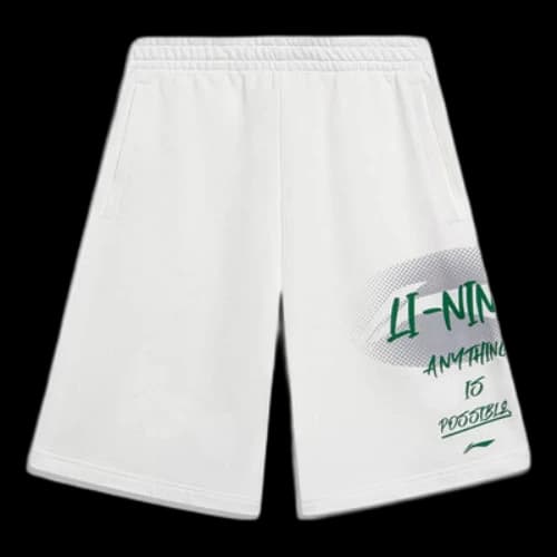 Li-Ning Anything Is Possible Graphic Loose Fit Shorts 'White'
