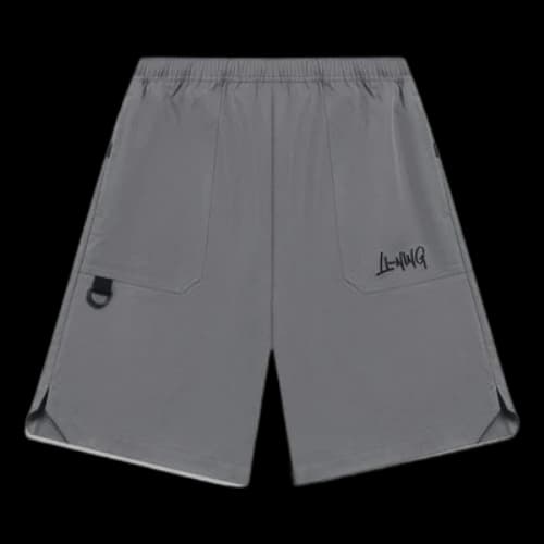 Li-Ning Embroidered Logo Shorts 'Grey'
