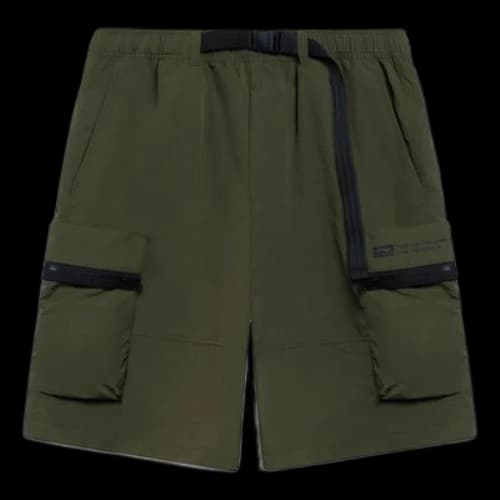 Li-Ning Graphic Cargo Shorts 'Olive Green'
